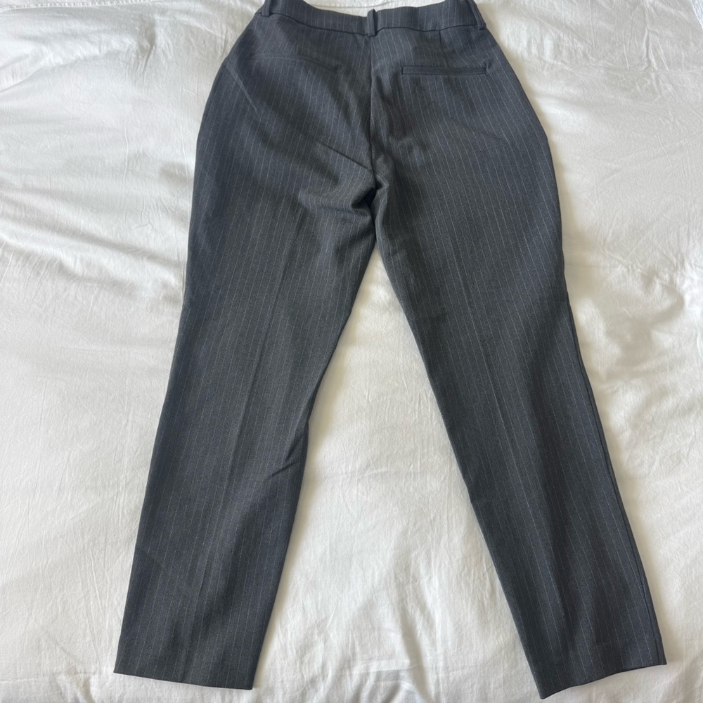 Women’s Gray Pinstripe Pants h&m size 10